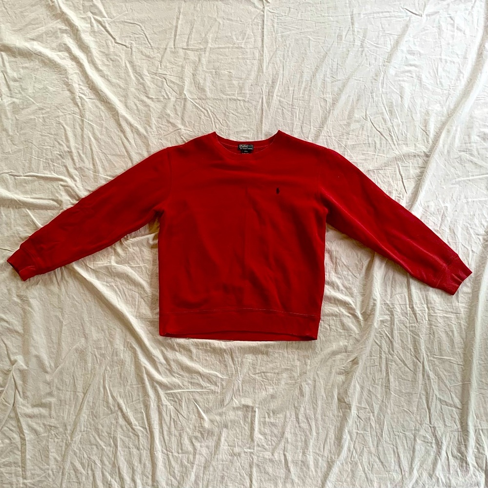 Blues red long sleeve shirt